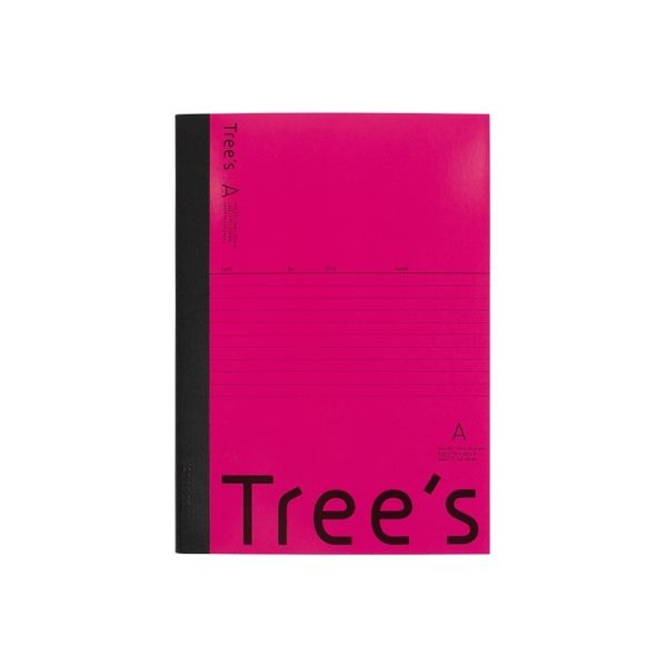 【新品】（まとめ）キョクトウ・アソシエイツ Trees B5 A罫30枚 ピンク 10冊【×10セット】