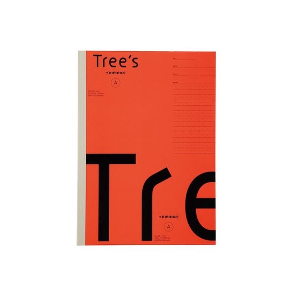 日本ノート Tree s B5 Pメモリ A罫30枚レッド UTRP3AR 1セット(30冊)（直送品）