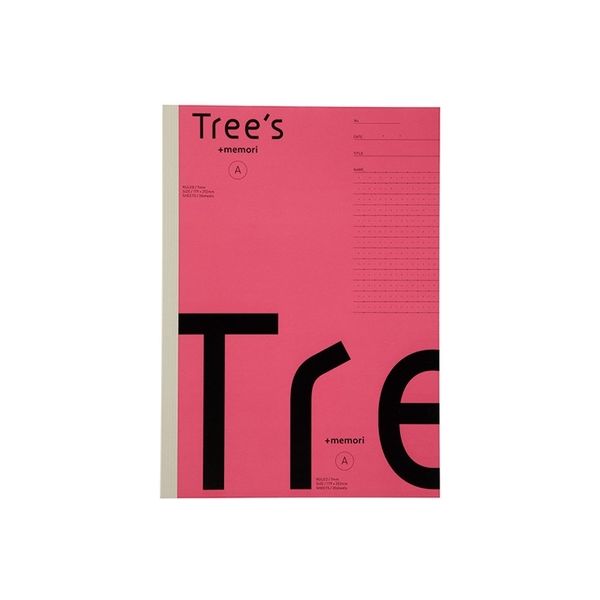 日本ノート Tree s B5 Pメモリ A罫30枚ピンク UTRP3AP 1セット(30冊)（直送品）