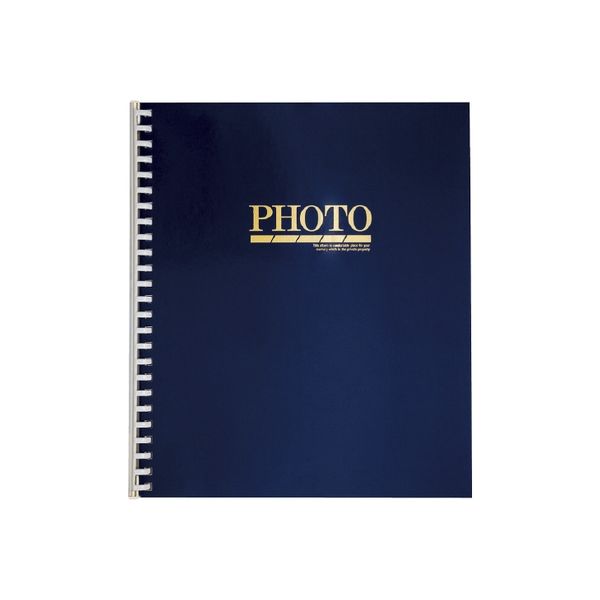 ナカバヤシ ライトフォートアルバム アL-JHO2-91-B 青 1セット(3冊)（直送品）