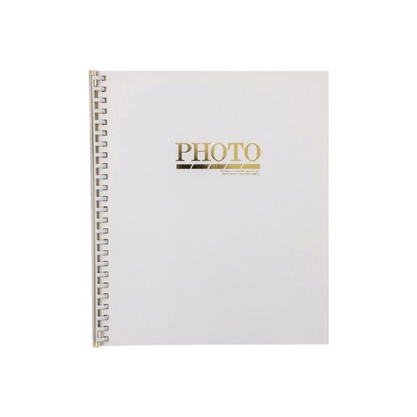 ナカバヤシ ライトフォートアルバム アL-JHO2-91-W 白 1セット(3冊)（直送品）