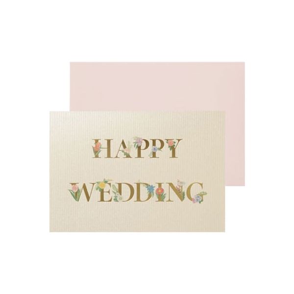 包む 結婚祝いカード ボタニカル TC029 1セット（5個）（直送品）