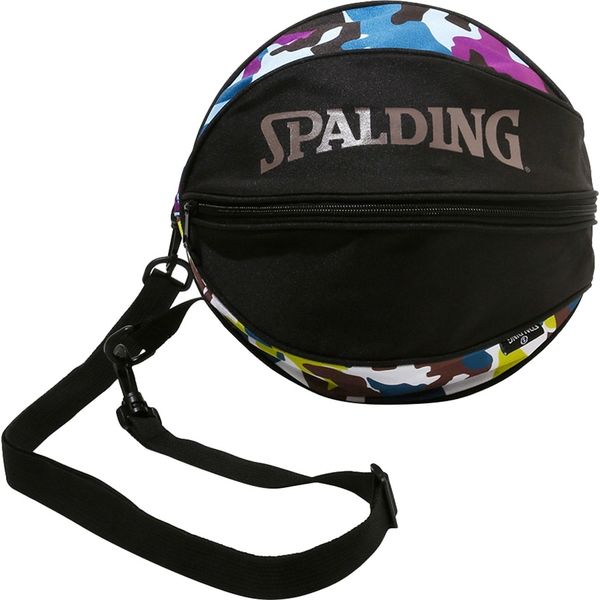 SPALDING（スポルディング） ボールバッグ マルチカモ ブルー×ブラウン 49001MBB 1個（直送品）
