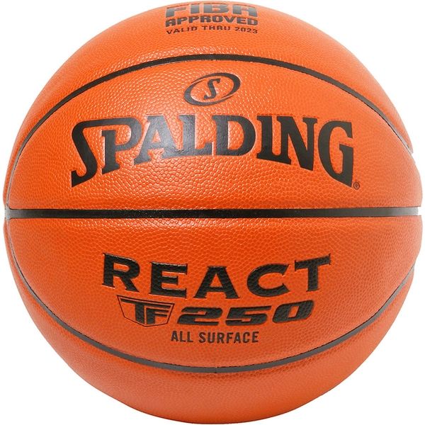 SPALDING（スポルディング） バスケットボール リアクト TF-250 JBA 6号球 77080J 2球（直送品）