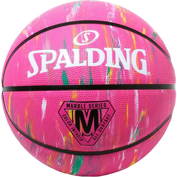 SPALDING（スポルディング） バスケットボール マーブル ピンク 6号球 84411Z 2球（直送品）