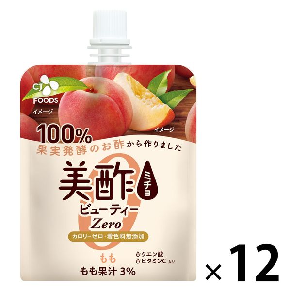 美酢 ビューティーZERO もも 150g 12個 CJ FOODS JAPAN - アスクル