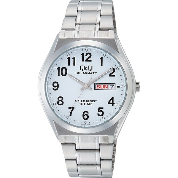 シチズンQu0026Q ソーラー電源 曜日・日付つき 腕時計 H010-204 1本（直送品） - アスクル