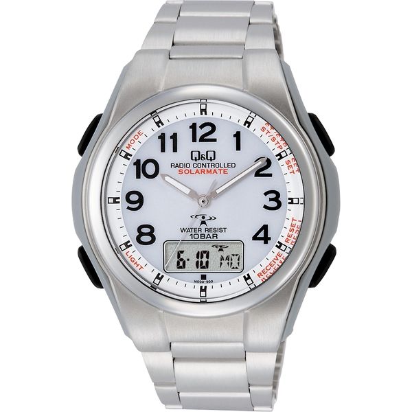 シチズンQu0026Q ソーラー電源電波 CQ 腕時計 MD02-204 1本（直送品） - アスクル