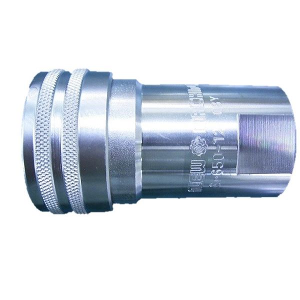 ニューマシン 高圧オートカップ SPH050型 ソケット 油圧配管用 両路開閉型 口径1/4 8A SH250-N 1セット（5個）（直送品）