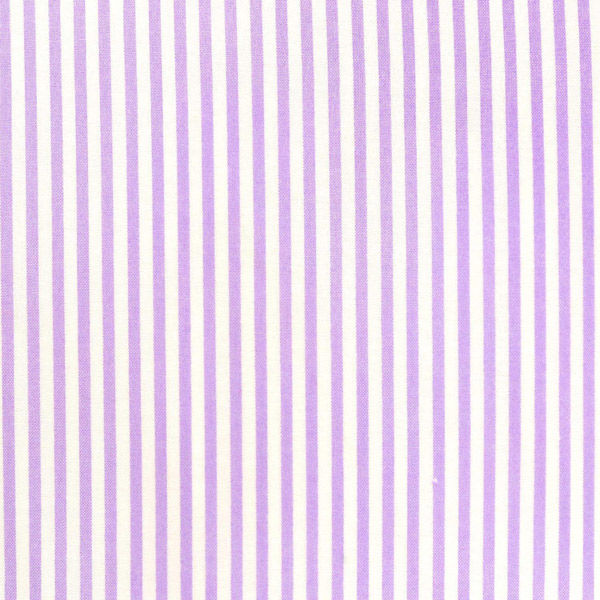 コスモテキスタイル ストライプ シャーティング パープル×ホワイト 巾約110cm×5m切売カット CR8876-405-5M（直送品）