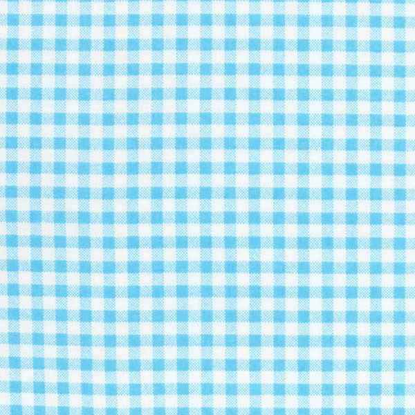 コスモテキスタイル チェック 中 シャーティング ブルー 巾約110cm×5m切売カット CR8876-603-5M（直送品）