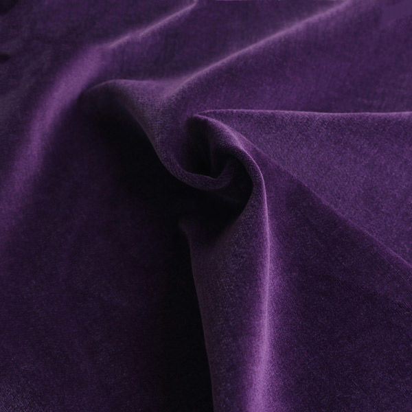 日本紐釦貿易 NBK 別珍 ベッチン 綿ビロード 全7色 巾90cm×5m切売カット 紫 EBI9900-25-5M（直送品）