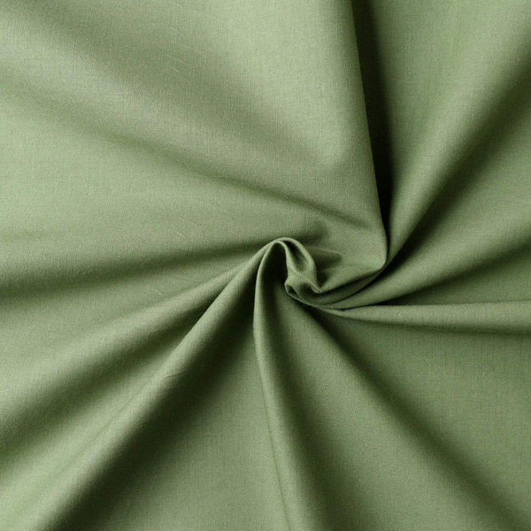 NBK エイティスクエア 無地 生地 綿100% シャーティング リーフグリーン グリーン系 巾約110cm×5m切売カット KD4630-（直送品）