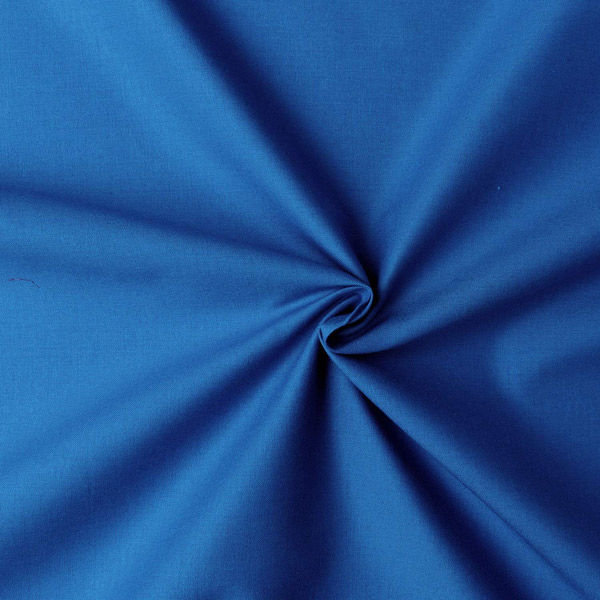 NBK エイティスクエア 無地 生地 綿100% シャーティング アクア ブルー系 巾約110cm×5m切売カット KD4630-328-5（直送品）