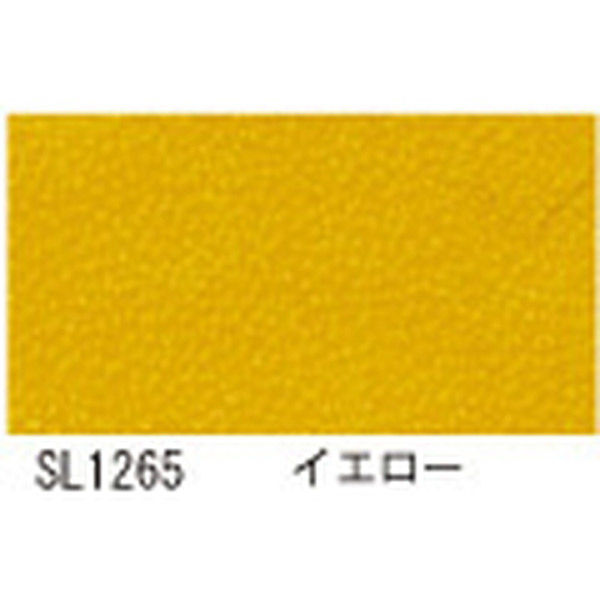 日本紐釦貿易 NBK ソフトレザー 合皮レザー 巾120cm×5m切売カット イエロー SL120-1265-5M（直送品）
