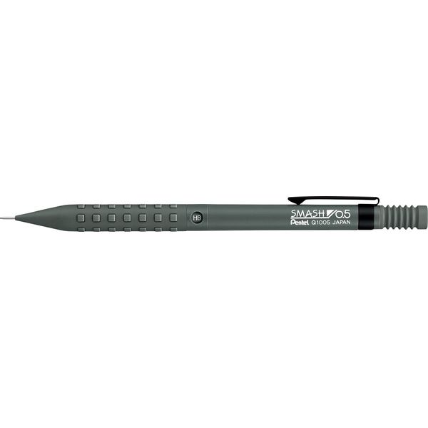 ぺんてる シャープペン スマッシュ 0.5mm ダークグレー Q1005-N 10本（直送品）