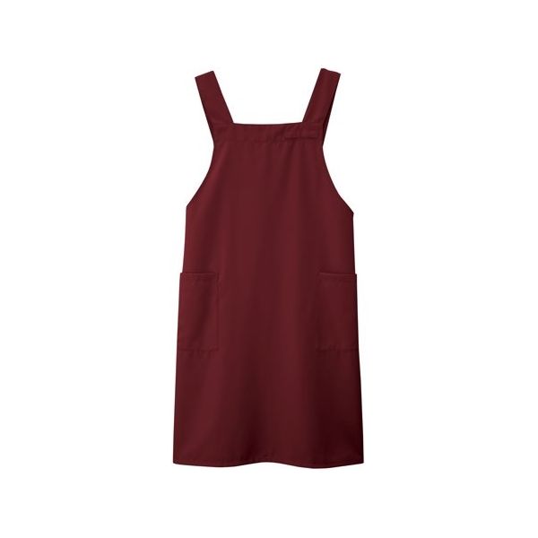 ボストン商会 ムネアテエプロン ボルドー F 27326 1枚 64-9070-55（直送品）