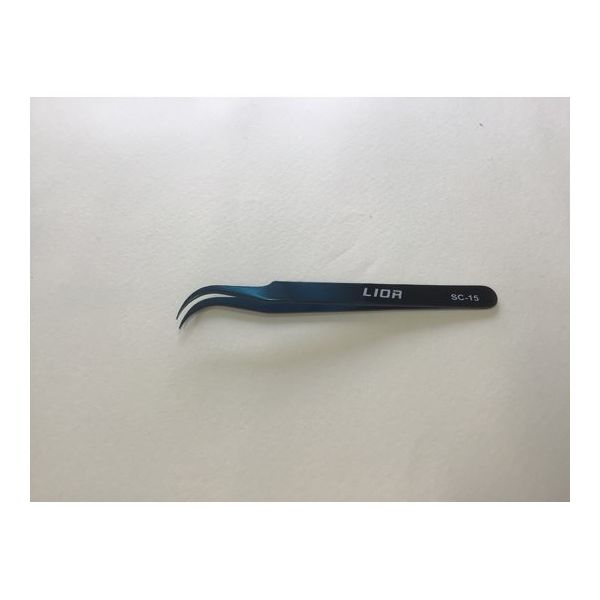 野中理化器製作所 精密カラーピンセット 鷲口型 115mm SC-15 1本 64-8945-47（直送品）