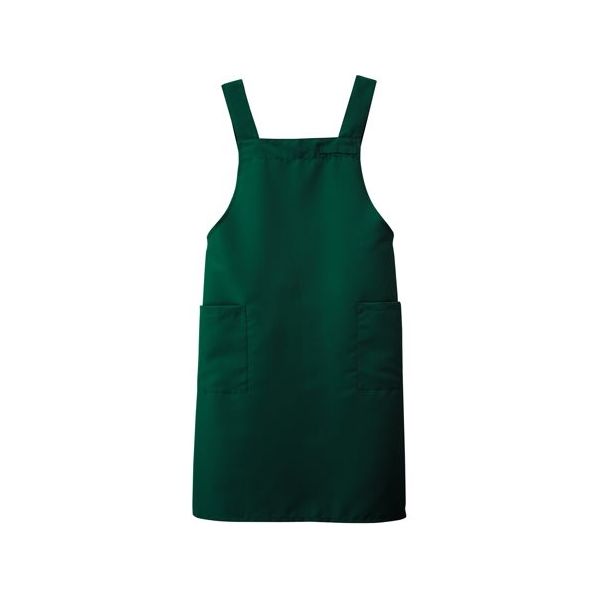 ボストン商会 ムネアテエプロン ミドリ F 27326 1枚 64-9070-54（直送品）