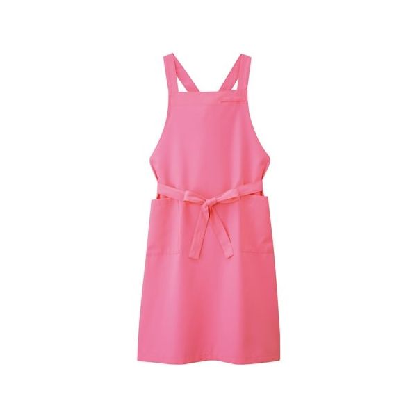 ボストン商会 ムネアテエプロン ピンク F 27327 1枚 64-9070-58（直送品）