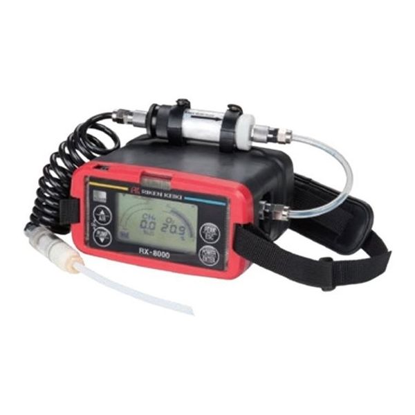 理研計器 ポータブルガスモニター 乾電池仕様 HC:100％LEL ＆ vol％ RX-8000 1個 64-9698-08（直送品）