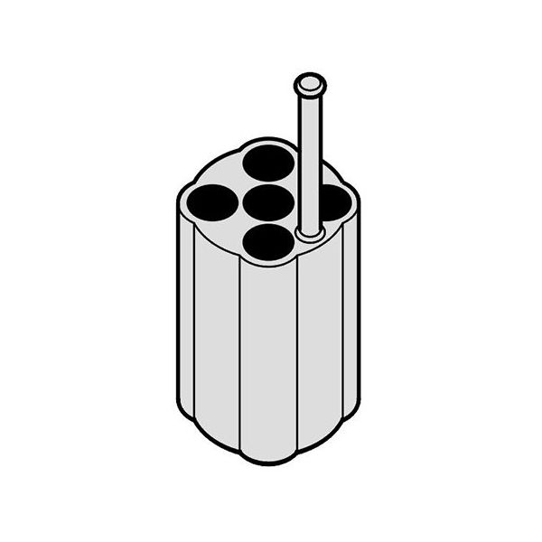 アダプター 1.1ー1.4mL×5 Aー4ー38用 丸型バケット装備 5702 736.007 1セット（直送品）