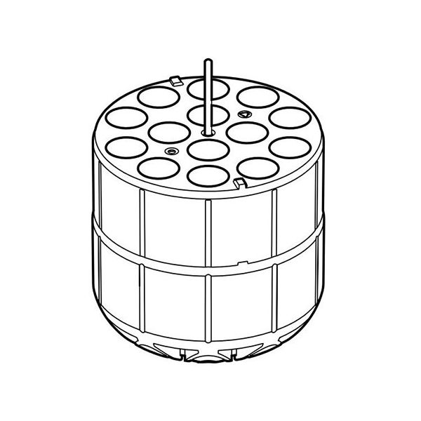 アダプター 15mL コニカルチューブ Sー4ー104， Sー4x750用 5825 734.009 1セット（直送品）