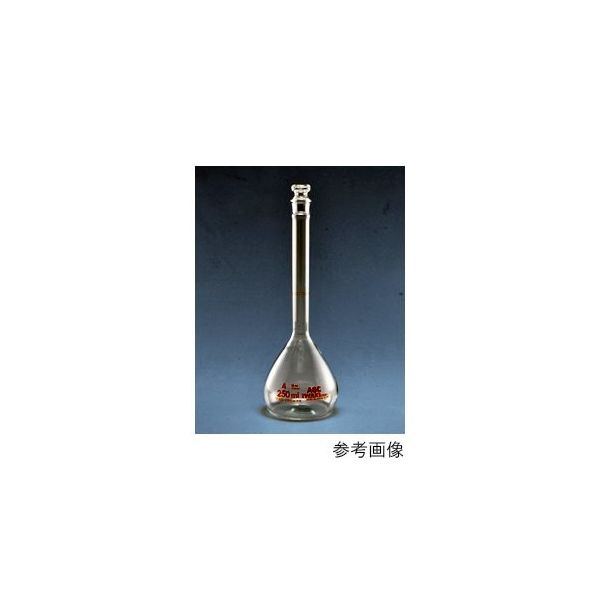 アズワン メスフラスコ(透明摺合せ栓付) 500mL 1個 校正証明書付 5640FK500C 62-9231-36-20（直送品）