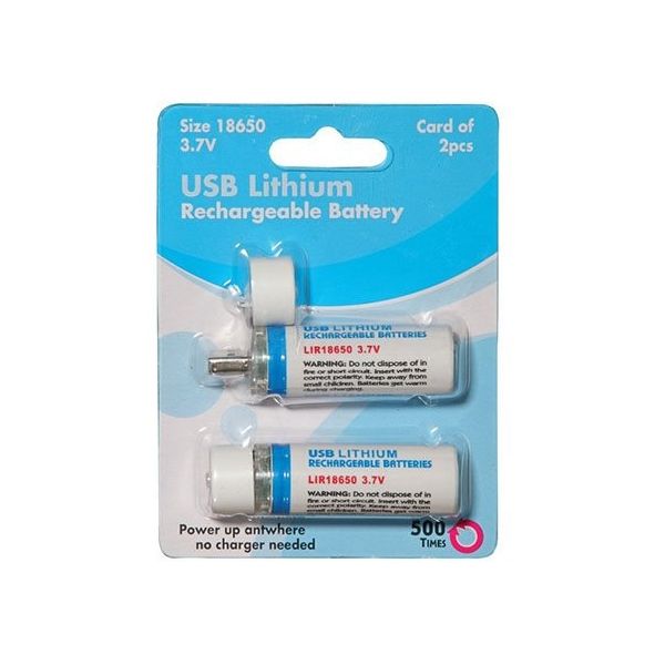 ブラウエ・ライタージャパン USB リチウムイオンバッテリー USBLI2 1パック(2個) 63-1825-77（直送品）