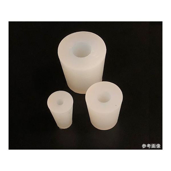 アズワン 穴付きシリコンゴム栓 11号 Φ15 63-4115-13 1個（直送品）