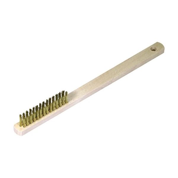 コンヨ 大五郎 真鍮 ワイヤーブラシ 三行 63-5408-58 1個（直送品）