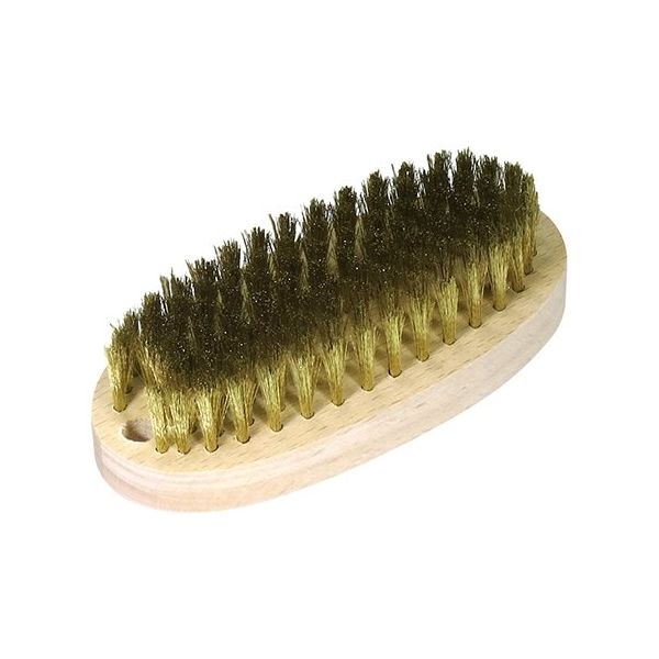 コンヨ 大五郎 真鍮 ワイヤーブラシ 小判型 63-5408-60 1個（直送品）