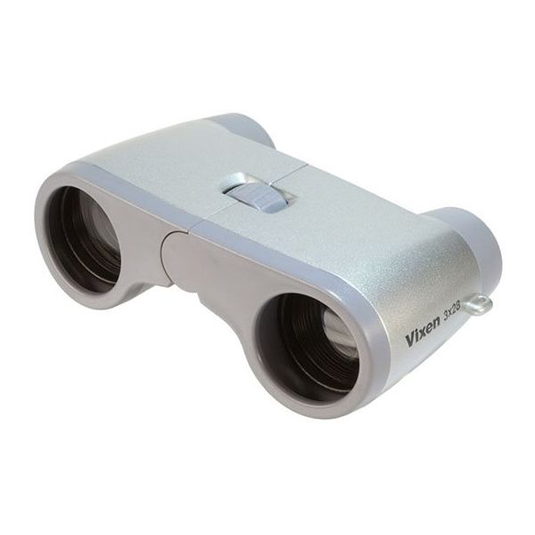 ビクセン コンパクトオペラ 3x28(シルバー) 12303 1個 63-5499-86（直送品）