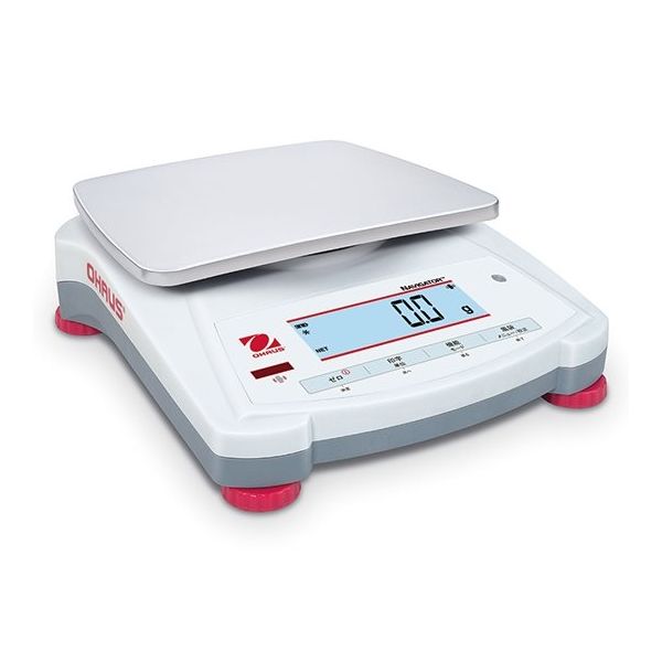 アズワン コンパクト電子天びん ナビゲーターNVシリーズ 1200g 0.1g 校正証明書付 NV1201JP 1個（直送品）