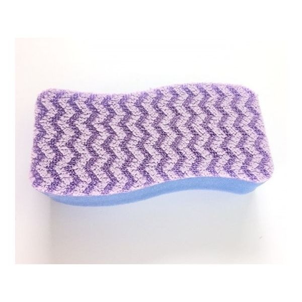 アイセン フッ素ガード洗浄スポンジ 大ブルー GP045 1ケース(10個) 63-6326-11（直送品）