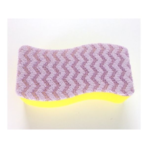 アイセン フッ素ガード洗浄スポンジ イエロー GP040 1ケース(10個) 63-6326-06（直送品）