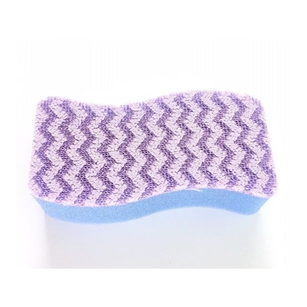 アイセン フッ素ガード洗浄スポンジ ブルー GP042 1ケース(10個) 63-6326-08（直送品）