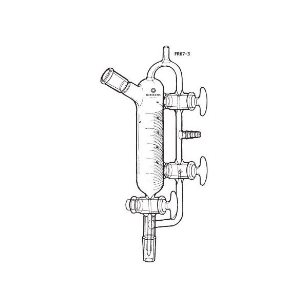 桐山製作所 分留受器 200mL FR67-3-5 1個 63-6524-34（直送品）