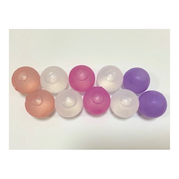 サンセール クリスタルアイスボール 10p 白・橙・ピンク・紫セット sk-0021 1セット(10個) 63-7050-89（直送品）