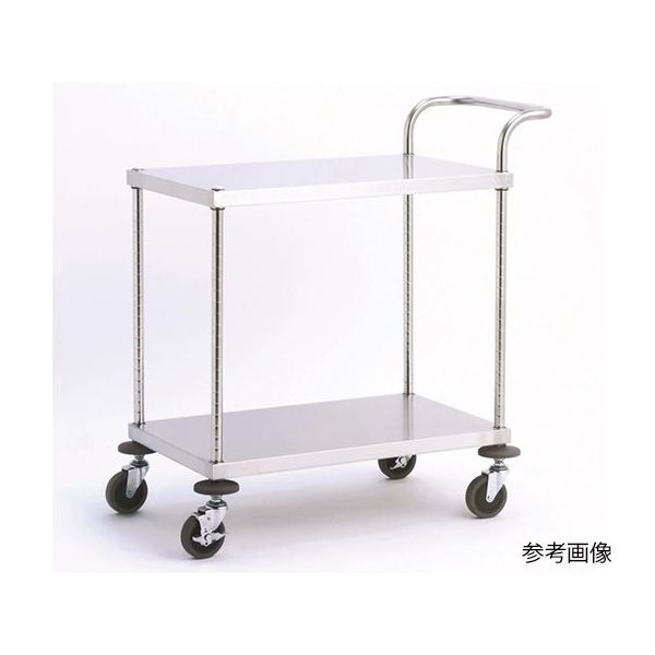 キャニオン ステンレスワゴン 2段 W21A-Y4607 1台 63-7091-61（直送品）