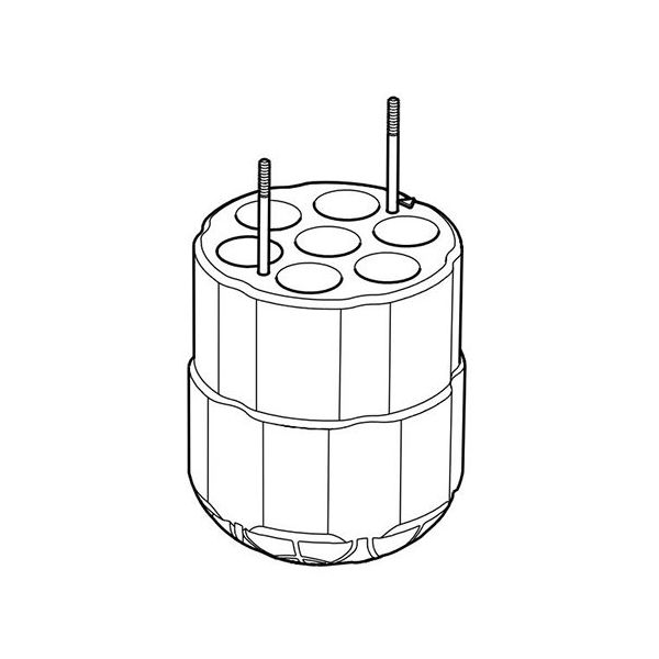エッペンドルフ・ハイマック・テクノロジーズ アダプター 15mL コニカルチューブ Sー4x400用 5910 702.000 1セット（直送品）