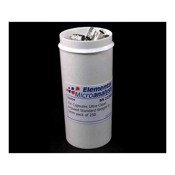 すずカプセル 8×5mm UltraーClean Standard Weight 250/pk D1034 1個（直送品）