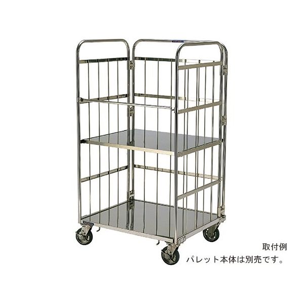 テックサス ステンレスロールボックスパレット用取付棚 TN-4F 1枚 64-0785-35（直送品）