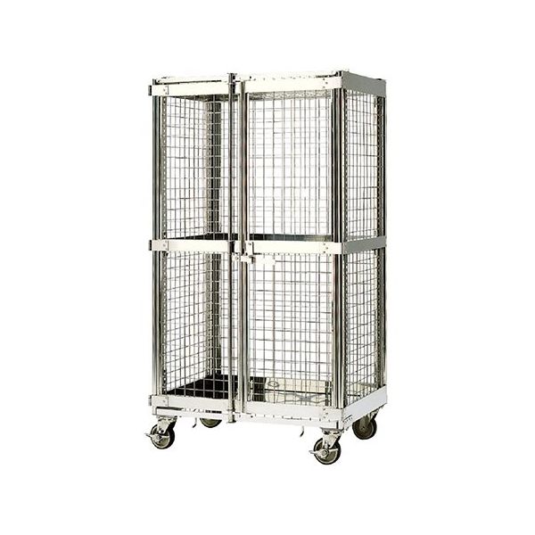 テックサス ステンレスセキュリティーカート SEC-2E 1台 64-0785-53（直送品）