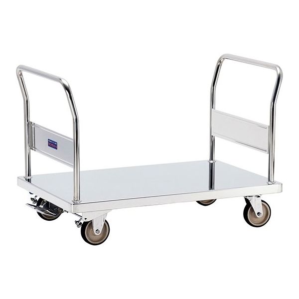 テックサス フットブレーキ付ニューウイング 両ハンドル NW-1275DWH-FB 1台 64-0785-86（直送品）