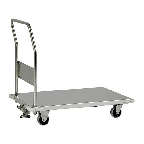 テックサス ステンレス台車(フロアストッパー付) LD-7545D-FS 1台 64-0785-94（直送品）