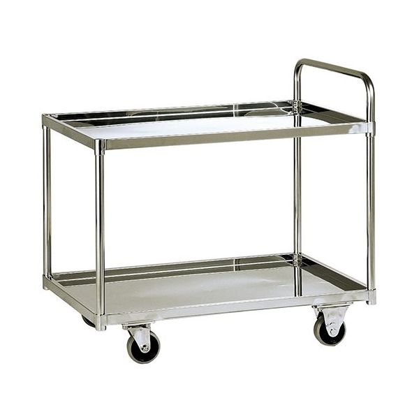 テックサス ステンレス2段台車 DN2-U7545E 1台 64-0786-23（直送品）