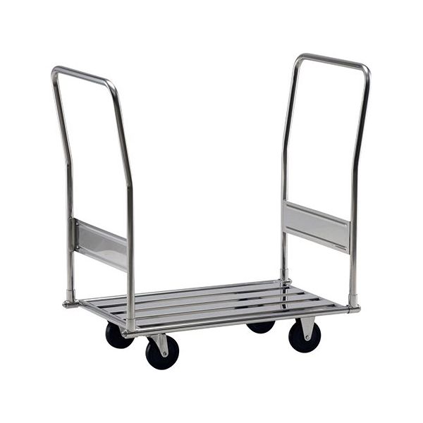 テックサス オールステンレスパイプスノコ台車 両ハンドル PL-W7545D 1台 64-0787-77（直送品）