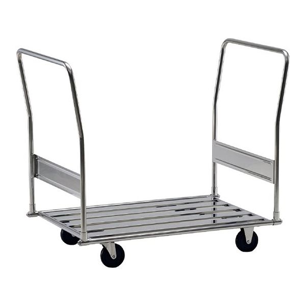 テックサス オールステンレスパイプスノコ台車 両ハンドル PL-W9060D 1台 64-0787-78（直送品）