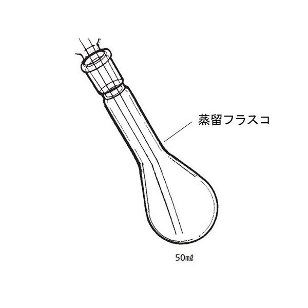 桐山製作所 蒸留フラスコ A24F-1-17 1個 64-1060-51（直送品）